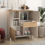 Hanah Home Armario Multiusos Mood - MD3-CS Arena y Roble
